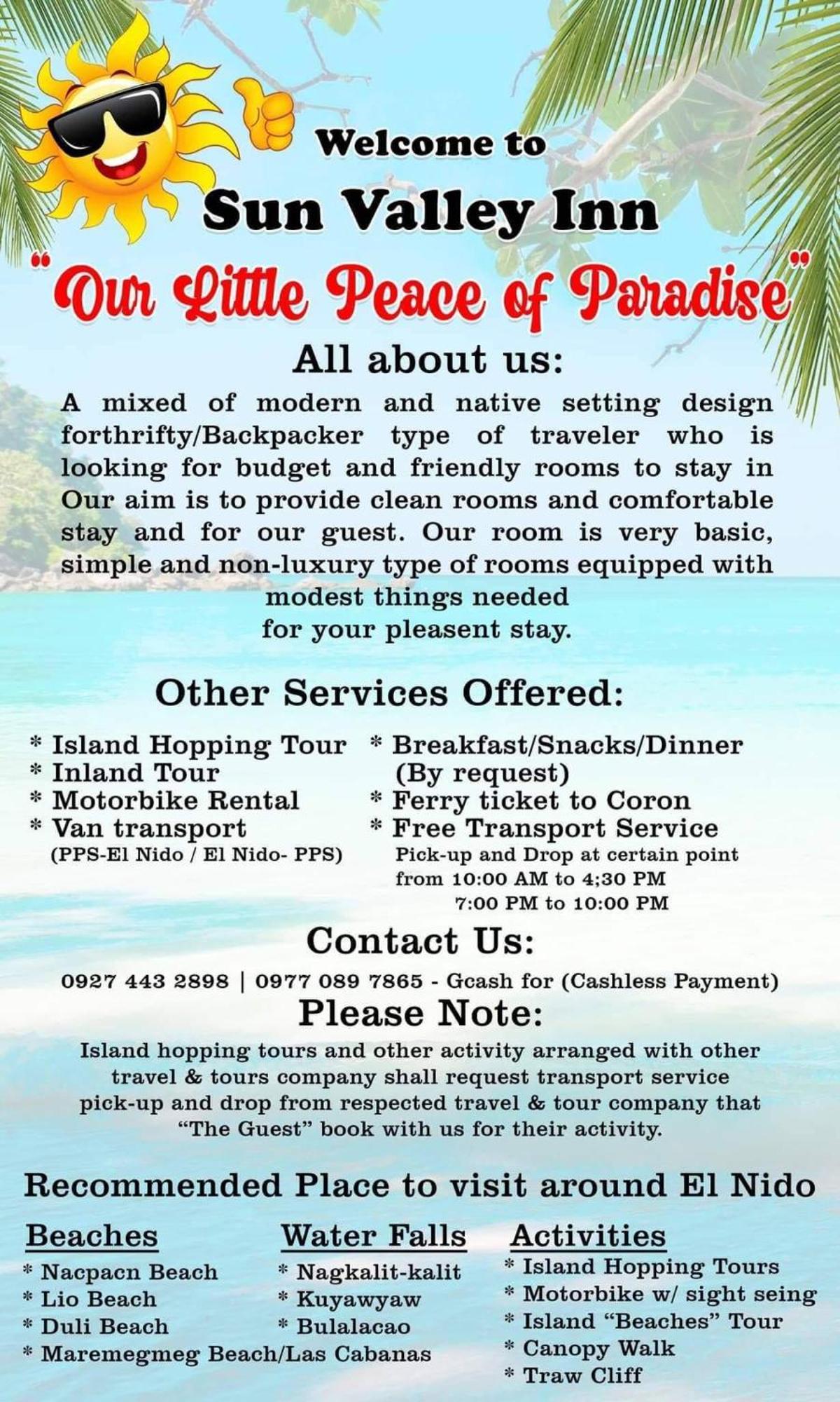El Nido Hostel Sun Valley エクステリア 写真